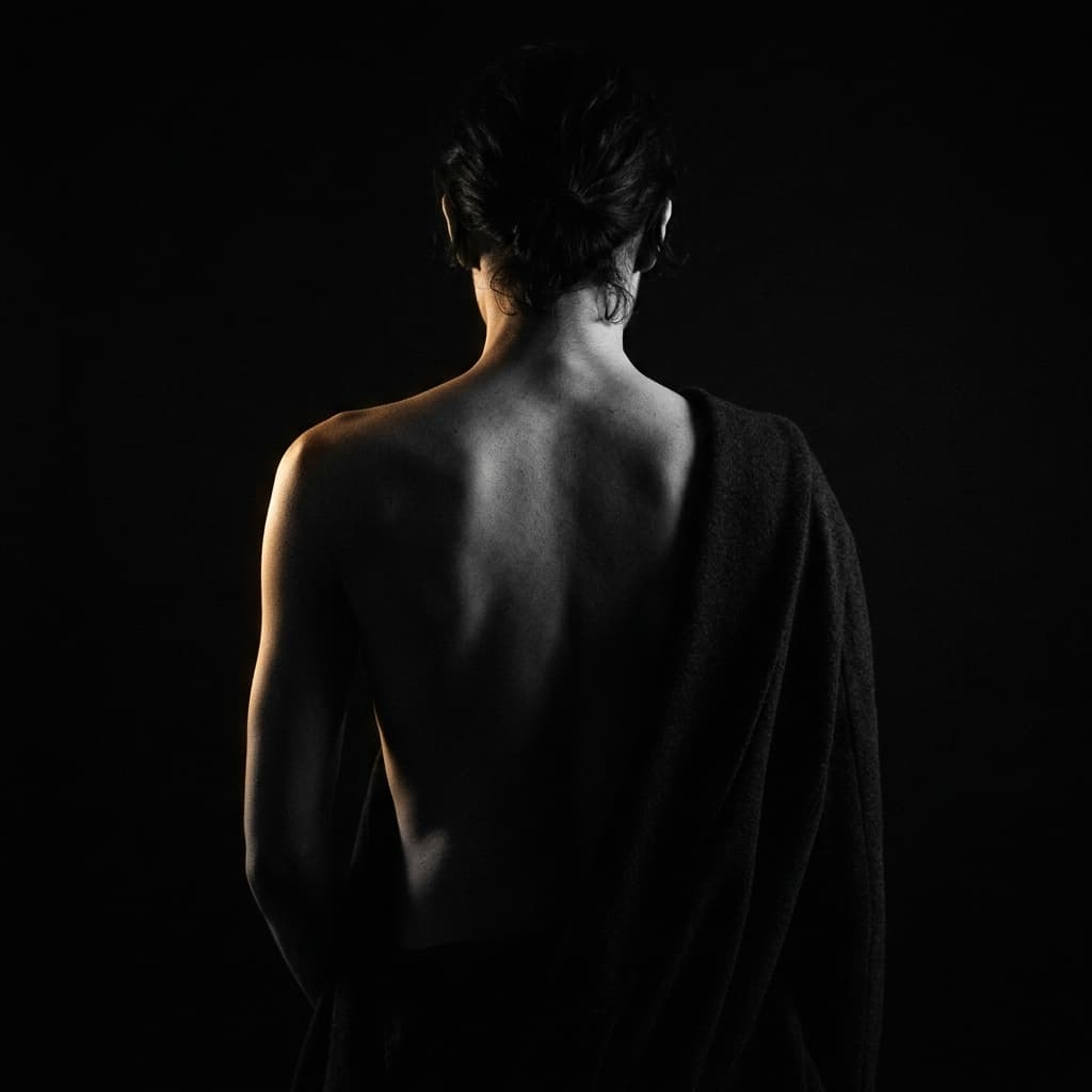 Human back anatomy for wax play safety